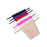 7pcs Lady Lace Clip-on Mock Camisole Bra Insert Overlay Modesty Panel