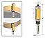 YONICO Router Bits Pattern Bit Flush Trim Top and Bottom Bearing 1-Inch 1/4-Inch Shank 14981q