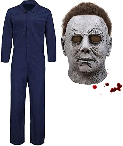 GOLDSTITCH Tuta Da Lavoro In Twill Per Uomo – Comoda E Resistente, Ideale Per Meccanici, Pittori, Giardinaggio E Cosplay Horror