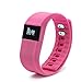 BlueWeigh Rainbow Fitness Activity Tracker with Sleep Monitor, Pink