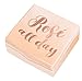 Rosé Party Decorations, Pink Napkins (Rose Gold Foil, 5 x 5 In, 50 Pack)