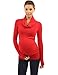 PattyBoutik Mama Cowl Neck Maternity Top (Red M)