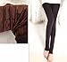OUYE Women's Full Length Fleece Lining Thermal Leggings Coffee