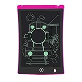 LCD Writing Tablet, 8.5-Inch Writing Board Doodle Board, Electronic Doodle Pads Drawing Board Gift for Kids and Adults at Home,School and Office (Pink)
