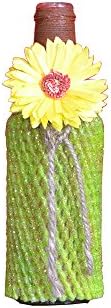 The Brush Strokes Glass Bottle Art Bottle - (8 x 22 x 8)