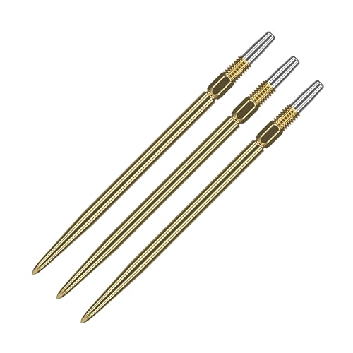 Target Darts Swiss Points, Pointes de fléchettes Lisses Swiss Point (Lot de 3 Pointes) 26MM, Or | Changer Les Pointes de fléchettes, Accessoires pour fléchettes Professionnelles