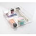 iDesign Clarity Plastic Divided Organizer, Interlocking Storage Container for Vanity, Bathroom, Kitchen Drawers, 16