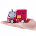 iPlay, iLearn Baby Pull Back Car Play Set, Build Your Own, School Bus, Fire Truck, Emergency Vehicles, Wooden Safe Toy, Educational, Creative Gifts for 3, 4 Year Olds Kids, Toddlers, Boys, Girls