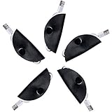 Cord Keeper (Cord Clam) 5-Pack Handmade by Hide & Drink :: Black