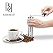 Premium Hand Manual Coffee Grinder Maker + Coffee Scoop by Bar Brat ™ / Bonus Travel Bag, Coffee Spoon & Cleaning Brush