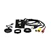SinLoon 3ft 1 Meter USB 2.0 Male and 3RCA to USB & 3.5mm Female Flush Mount for Car, Boat and Motorcycle (Waterproof Cable USB-3RCA,1M)