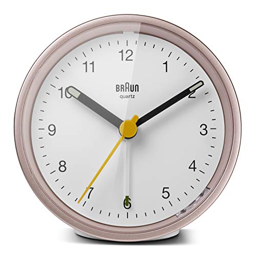 Braun Classic Analogue Alarm Clock with Snooze and Light, Quiet Quartz