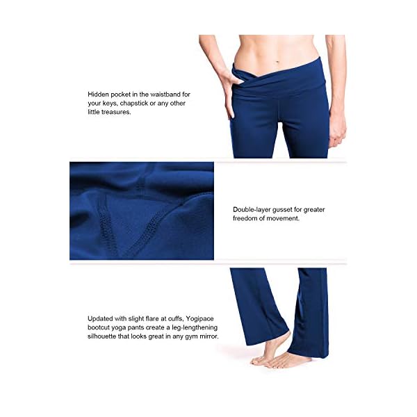 Yogipace 25"/27"/28"/29"/30"/31"/32"/33"/35"/37" Inseam,Petite/Regular