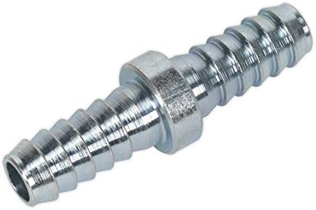 Sealey Ac50 Double End Hose Connector 5/16 Hose Pack of 5, White, 16mm