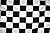 BLACK and WHITE CHECKERED RACING FLAG - NASCAR 3x5 NEW