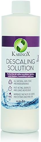 Karinox Fast Acting Coffee Machine Descaling Solution | Biodegradable, Odorless Descaler, No-Residue Decalcifier for Espresso Machines &amp; Coffee Makers | Saeco, Gaggia, DeLonghi, Kuerig 12 Oz Cleaner