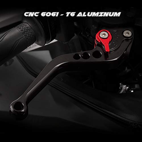 image for aikeec Motorcycle CNC Brake and Clutch Levers Short Adjustable Brake C