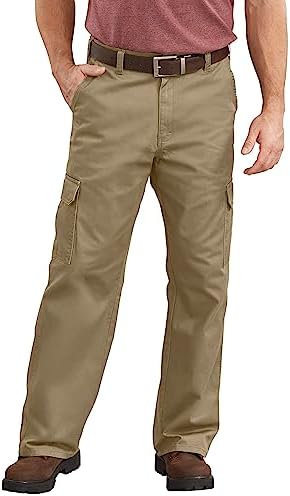 Dickies Pantalón Cargo Duck Para Hombre: Resistencia 9oz, Elastano Y Pierna Recta Para El Trabajo O El Día A Día