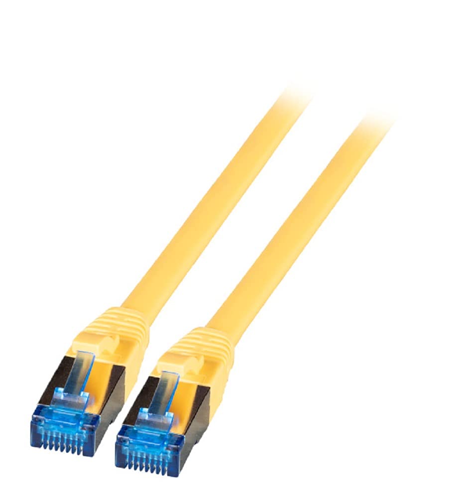 EFB RJ45 Patch Cable S/FTP Cat6A Cat7 TPE Superflex 1m Yellow