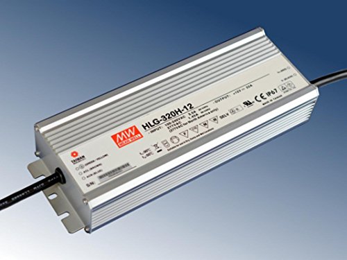 MeanWell HLG-320H-12 277VAC INPUT, 12VDC OUTPUT, 264WATTS