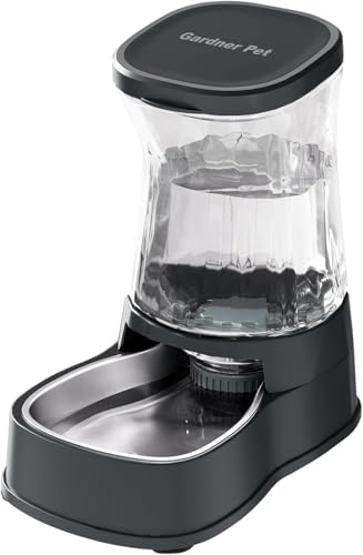 3.85L Comedero Gato Automatico-Gris