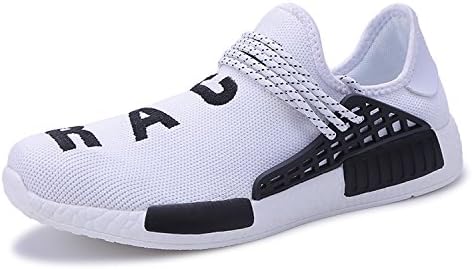 AI Aleng Mens Womens Unisex Lightweight Fashion Sneakers Breathable Lace-up Athletic Sports Shoes Human Race Casual Running Shoes