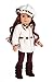 - Marshmallow - 4 Piece 18 inch Doll Outfit - Coat, Hat, Leggings and Boots (Doll Not Included)