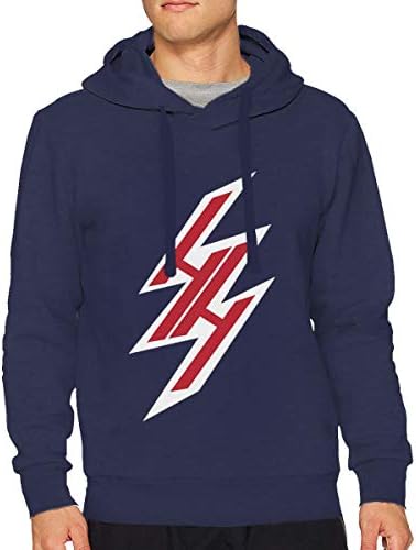 Mans Unisex Hentai Haven Emblem Cotton Hooded Pullover Sweatshirts Drawstring Sweater Cotton Long Sleeve Top Hoodies