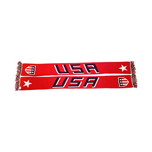 USA Soccer Knit Scarf (Red) - Thumbnail 3