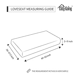 Easy-Going Stretch Loveseat Cushion Cover Sofa
