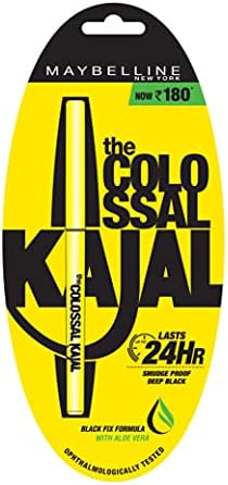 Maybelline New York Colossal Kajal, Black, 0.35g