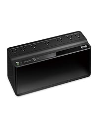 APC UPS Battery Backup & Surge Protector with USB Charger, 600VA, APC Back-UPS (BE600M1)