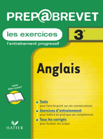 Anglais, 3e
