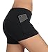 THE GYM PEOPLE Compression Short Yoga Shorts Women Power Flex Running Fitness Shorts with Pockets