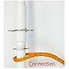 KUFA-48-2-Section-PVC-Flag-Pole-with-14-Yellow-Floats-4-Arm-Harness KUFA-48-2-Section-PVC-Flag-Pole-with-14-Yellow-Floats-4-Arm-Harness