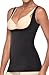 Spanx Women's Strappy-Go-Lucky Open-Bust Tank Black Tank Top LG