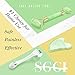 SGGI Jade Roller for Face-3 in 1 Beauty Kit Facial Roller and Gua Sha 100% Real Natural Jade Stone Body Roller Anti Aging – Face Beauty Set Facial Skin Massager Roller for Body Eyes Neckthumb 1