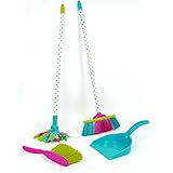 Playkidz Kids Cleaning Set - Includes Broom, Mop, Dustpan, and Brush.