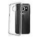 LUVVITT [Clearview Hybrid Scratch Resistant Back Cover with Shock Absorbing Bumper for Samsung Galaxy S7 - Crystal Clear