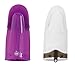 Mastrad A82305 Silicone Oven Mitt with Cotton Lining, Purple