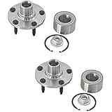 DRIVESTAR 518517x2 Pair:2 New Front LH and RH Wheel Hub & Bearings for 07-10 Ford Edge Lincoln MKX