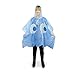PacMan Inky and Blinky Ghost Rain Ponchos - One Size - 2 Pack