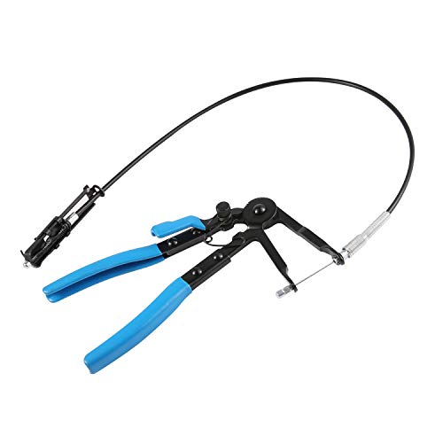 Flexible Hose Clamp Plier 24 inch Wire Long Reach Compatible for Car Truck Fuel Oil Water Pipe Reapir Tool