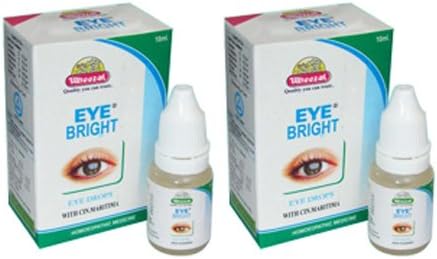 2 x Wheezal Homeopathy - Eye Bright Drops.(Pack of 2) - "Expedited International Delivery by USPS / FedEx "