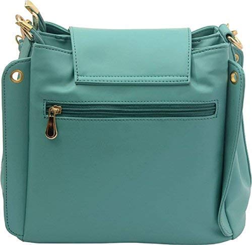 deniza green sling bag