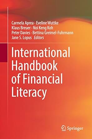 Amazon.com: International Handbook of Financial Literacy