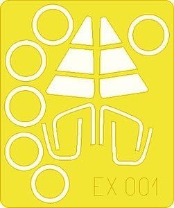 EX001 1/72 PH ETCH F-102 D D EDUEX001 by Eduard Paint Mask