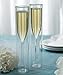 Contemporary Double-walled Glass Champagne Flutes