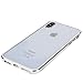 Silver iPhone X Slim Aluminum Bumper Case (NO Back) Apple iPhoneX 10 (2017) Flexible Soft Silicone Metal Frame 2in1 Cell Phone Cover [Support Wireless Charging] for 5.8inch iPhone X Case