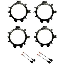 2 Pair 5 1/4" 6" 6.5" Car Speaker Install Adapter Mount Bracket